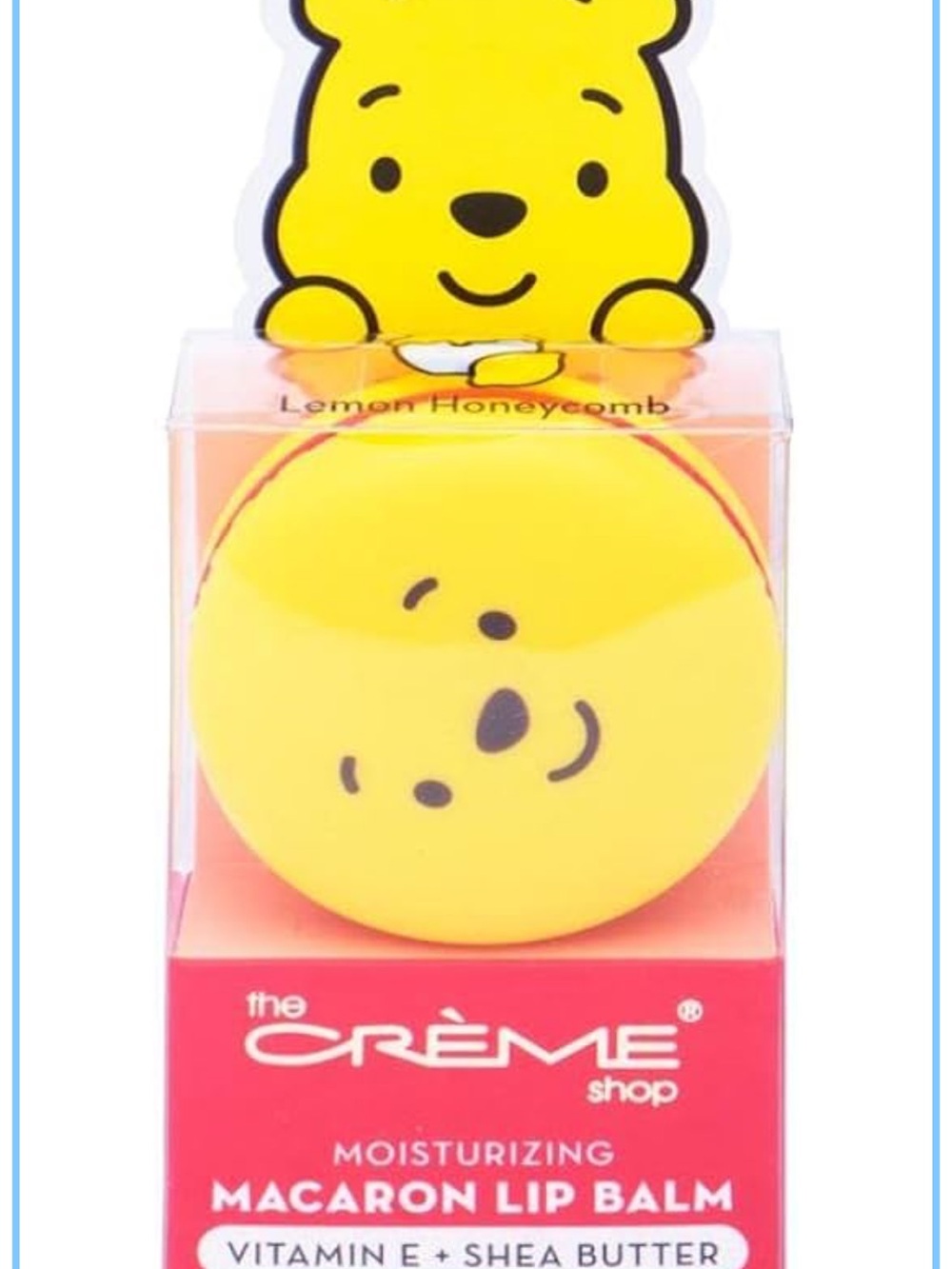 The Crème Shop Winnie the Pooh Lemon Honeycomb Macaron Lip Balm - BRAND NEW